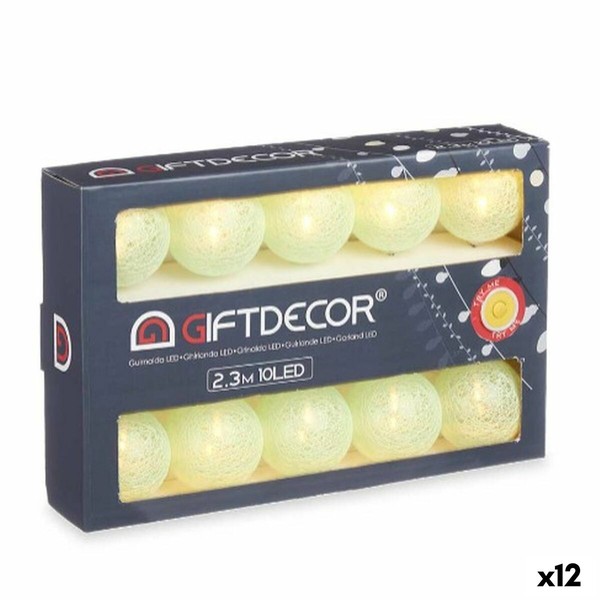 LED žibintų vainikas Gift Decor Žalia 2,3 m 31 x 20 x 6,5 cm Kamuolys (12 vnt.)