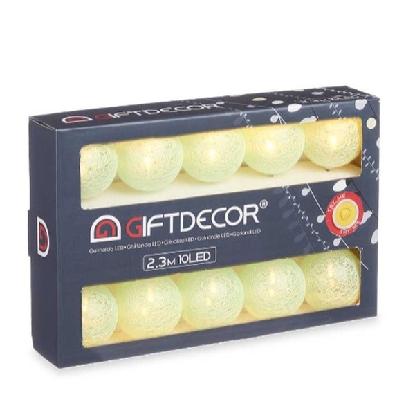 LED žibintų vainikas Gift Decor Žalia 2,3 m 31 x 20 x 6,5 cm Kamuolys (12 vnt.)
