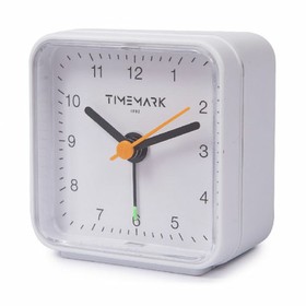 Modinātājpulkstenis Timemark Balts Plastmasa