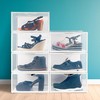 Stackable shoe box Max Home Valkoinen 6 osaa polypropeeni ABS 35 x 18,5 x 27 cm