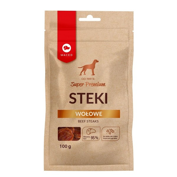 Užkandis šunims Maced Veršiena Jautiena 100 g