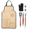 Grillivälinesetti Aktive 7 Kappaletta Grilli Ruostumaton teräs 42 x 67 x 3 cm (4 osaa)