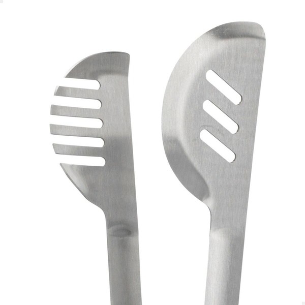 Grilēšanas trauku komplekts Aktive 4 Daudzums Barbekjū Nerūsējošais tērauds 10 x 42 x 4 cm (4 gb.)