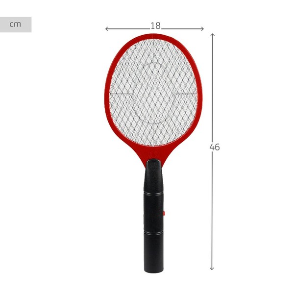 Elektrinis Prietaisas nuo Uodų Aktive Reketas Nerūdijantis plienas Plastmasinis 18 x 46 x 3 cm (12 vnt.)