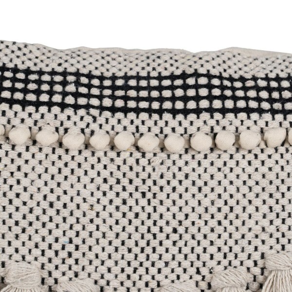 Tyyny Puuvilla Musta Beige 30 x 60 cm