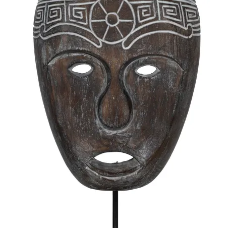 Dekoratīvās figūriņas Brūns Maska 24 x 12 x 46 cm