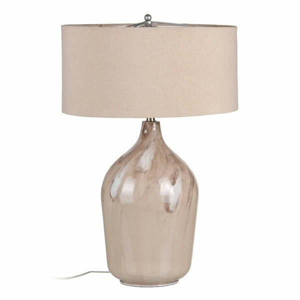 Galda lampa Melns Plastmasa