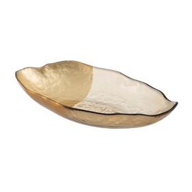 Galda rotājums Bronza Stikls 34 x 19 cm 34 x 19 x 5 cm
