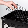 Nešiojamasis Barbekiu Aktive Stačiakampis Juoda Plienas 40 x 20 x 28 cm