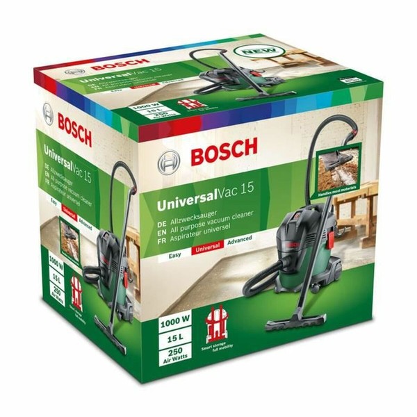 Drėgnas ir sausas dulkių siurblys BOSCH Universalvac 15 1000 W 26 kPa 15 L 65 L