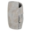 Maljakko Harmaa Sementti Kasvot 21 x 18 x 32,5 cm