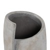 Maljakko Harmaa Sementti Kasvot 21 x 18 x 32,5 cm