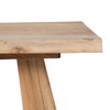 Small Side Table Natural Iron Acacia 50 x 50 x 46 cm