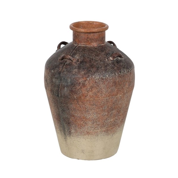 Vase Grey Iron Plastic