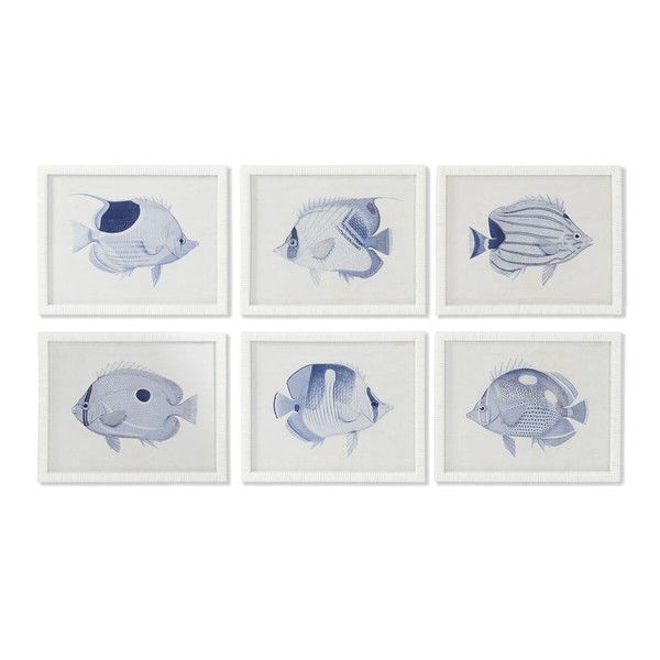 Painting Home ESPRIT Crystal MDF Wood 50 x 2,5 x 40 cm (6 Units)