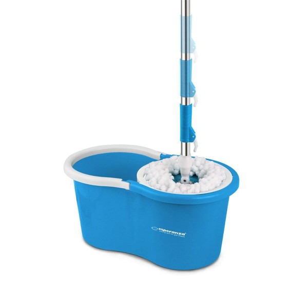 Mop with Bucket Esperanza EHS005 Синий Белый Микрофибра