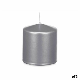 Candle Acorde Silver 9 x 10 x 9 cm (12 Units)