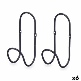 Hangers Gift Decor Musta Metalli Setti 2 Kappaletta (6 osaa)