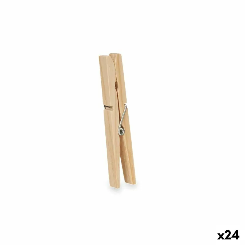 Drabužių kojelės Medžio 13 x 24 x 3 cm 12 x 24 x 3 cm 1,2 x 9 x 9 cm Rinkinys 24 Dalys (24 vnt.)