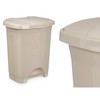 Atkritumu tvertne ar pedāli Bēšs Plastmasa 10 L (8 gb.)