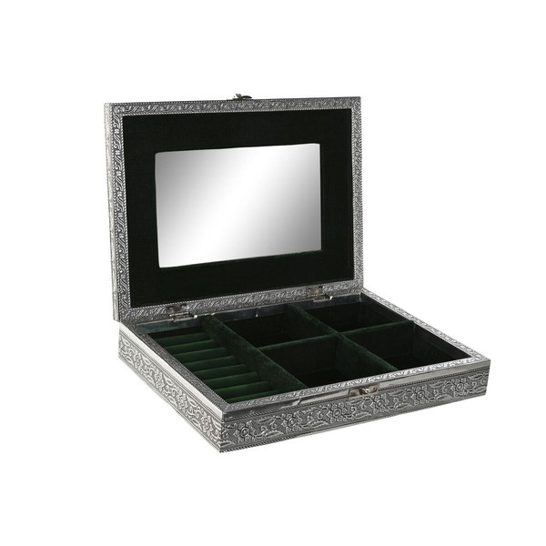 Korurasia Home ESPRIT Vihreä Hopeinen Puu Alumiini 27,5 x 20 x 5,4 cm