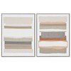 Canvas Home ESPRIT Pinewood Canvas 62 x 4,5 x 82 cm 62,3 x 4,5 x 82,3 cm