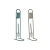 Tualetinio popieriaus laikiklis Home ESPRIT Balta Turkis Metalinis 30 x 16 x 78,5 cm (2 vnt.)