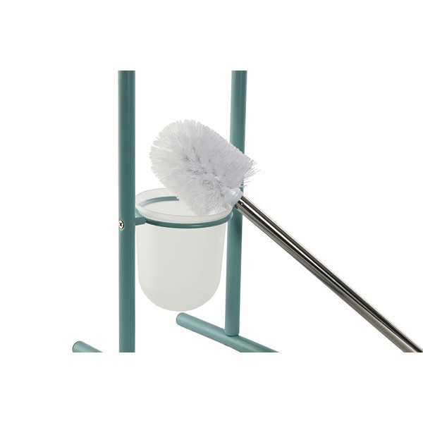 Tualetinio popieriaus laikiklis Home ESPRIT Balta Turkis Metalinis 30 x 16 x 78,5 cm (2 vnt.)
