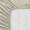 Fitted sheet HappyFriday BASIC KIDS Beige 60 x 120 x 14 cm