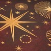 Dėmėms atspari derva dengta staltiesė Belum Christmas Raudona Auksinis 150 x 150 cm