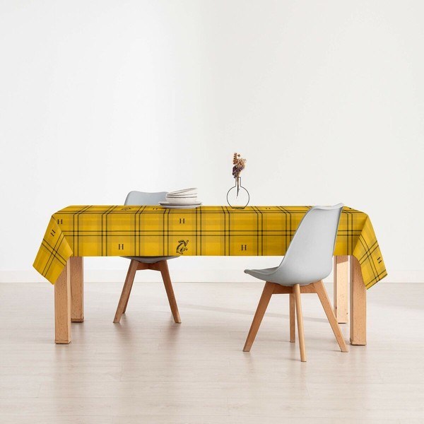 Скатерть из смолы, устойчивая к пятнам Harry Potter Hufflepuff Разноцветный 150 x 150 cm