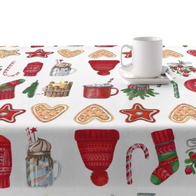 Dėmėms atspari derva dengta staltiesė Belum Merry Christmas Spalvotas 200 x 150 cm