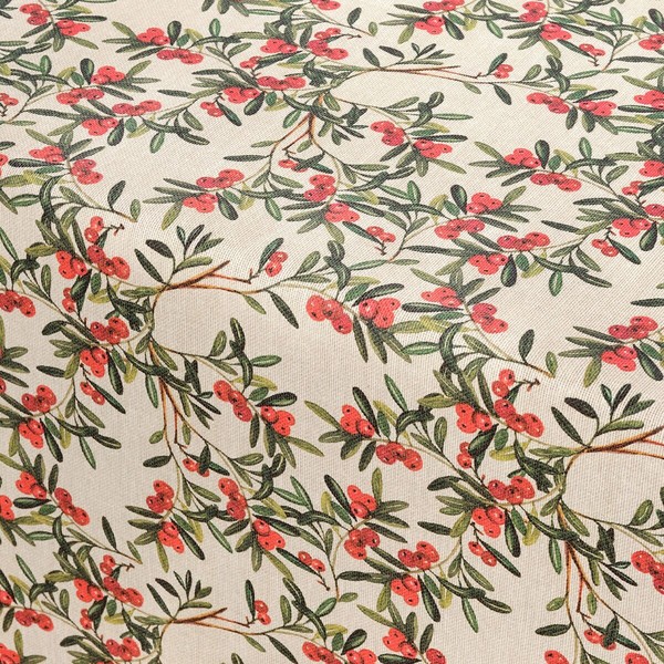 Dėmėms atspari derva dengta staltiesė Belum Mistletoe Spalvotas 200 x 150 cm