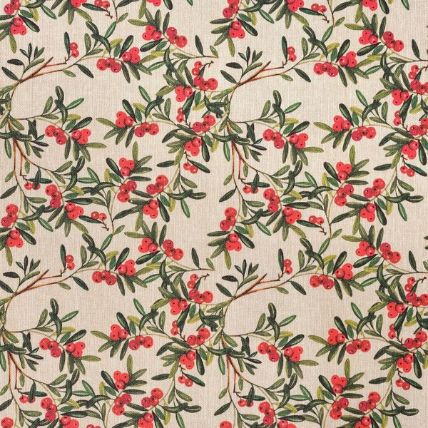 Dėmėms atspari derva dengta staltiesė Belum Mistletoe Spalvotas 200 x 150 cm