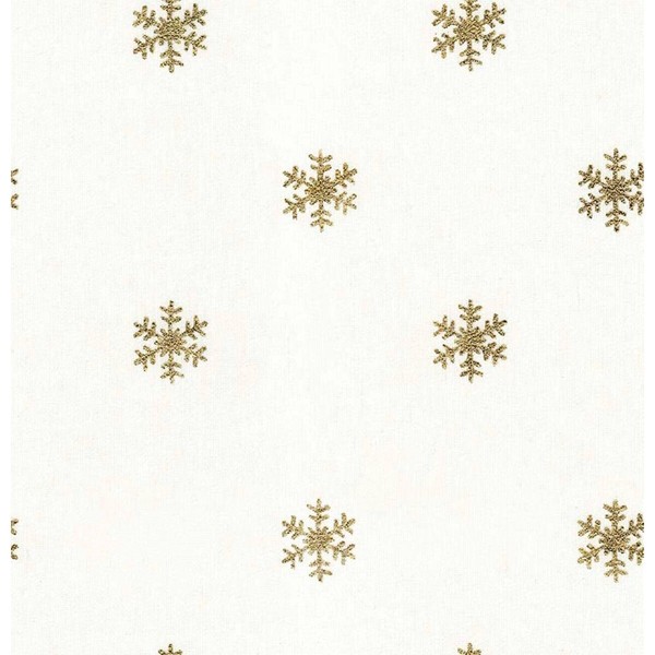 Stain-proof resined tablecloth Belum Snowflakes Gold Multicolour 100 x 150 cm
