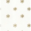 Dėmėms atspari derva dengta staltiesė Belum Snowflakes Gold Spalvotas 100 x 150 cm
