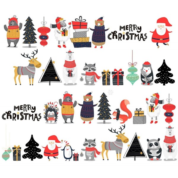 Dėmėms atspari derva dengta staltiesė Belum Noel Spalvotas 180 x 180 cm