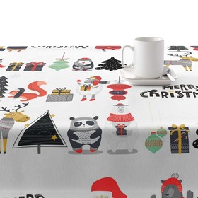 Dėmėms atspari derva dengta staltiesė Belum Noel Spalvotas 100 x 250 cm