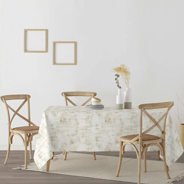 Dėmėms atspari derva dengta staltiesė Belum Texture Gold 250 x 140 cm