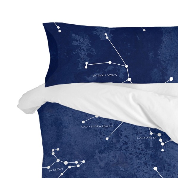 Spilvendrāna HappyFriday Blanc Cosmos Daudzkrāsains 45 x 110 cm (2 gb.)