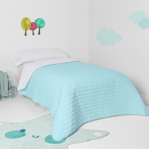 постельное покрывало HappyFriday Basic Kids Dash Синий 200 x 260 cm