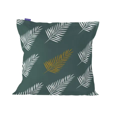 Чехол для подушки HappyFriday Blanc Foliage mint Разноцветный 60 x 60 cm