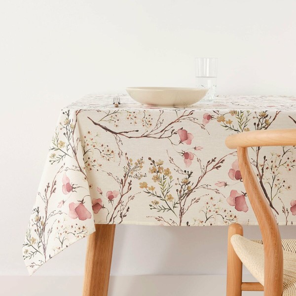 Dėmėms atspari staltiesė Belum 0120-342 Spalvotas 100 x 150 cm Gėlės