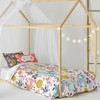 Комплект чехлов для одеяла HappyFriday Moshi Moshi Woodland Разноцветный 80 кровать 2 Предметы
