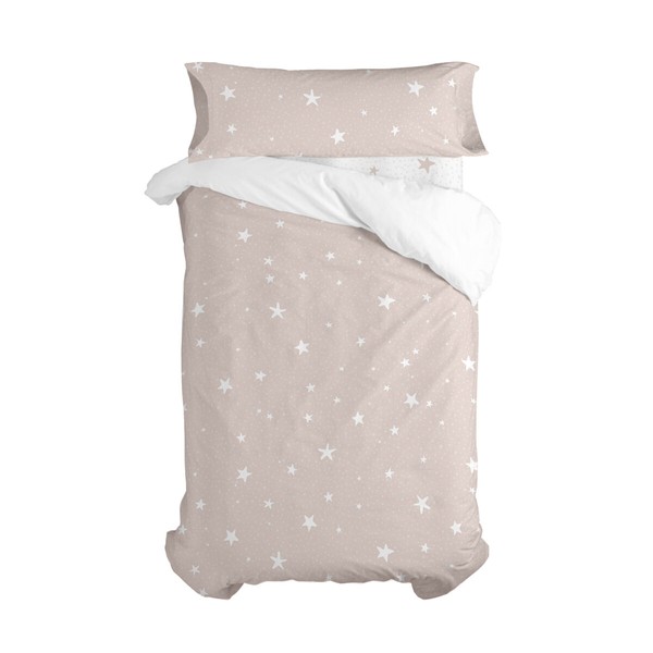 Pussilakanasetti HappyFriday Basic Kids Pinkki Sänky 105 2 Kappaletta