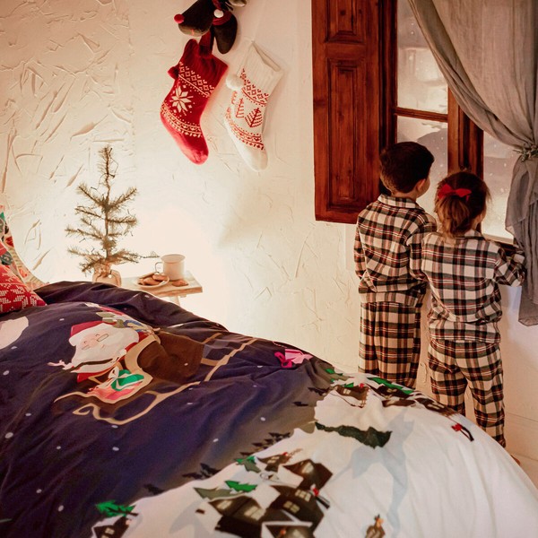 Pārtikas vāka komplekts HappyFriday XMAS Daudzkrāsains Gulta 80/90 2 Daudzums