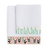 Pyyhesetti HappyFriday Moshi Moshi Panda Garden Pinkki 2 Kappaletta
