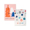Кухонное полотенце HappyFriday Xmas Ho Ho Ho Разноцветный 70 x 50 cm (2 штук)