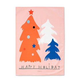 Keittiöliina HappyFriday Xmas Ho Ho Ho Monivärinen 70 x 50 cm (2 osaa)