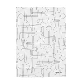 Keittiöliina HappyFriday Cutlery Monivärinen 70 x 50 cm (2 osaa)